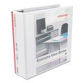White 3-Ring Round View Binder Universal Economy 3-Inch Capacity 11.7-Inch X 8.5-Inch Size 3-Inch Diameter 1 Year Warranty