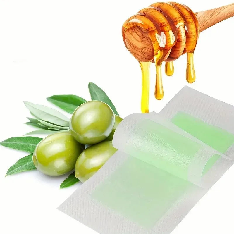 stick Professional Hair Removal Wax Strips for Summer Depilation Double Sided Cold Wax Paper for Leg Body Face Useful