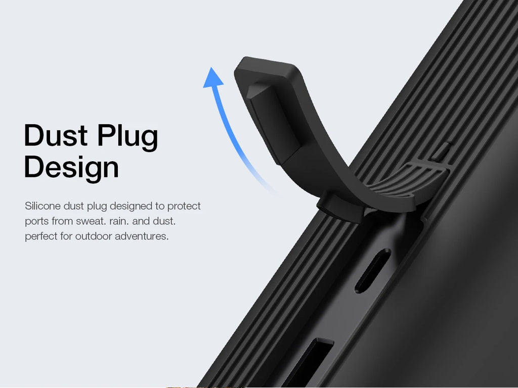 Silicone Case for Anker Zolo 25000mAh 165W Power Bank Portable Charger Protective Case Travel Carrying Case TF/SIM storage Bag