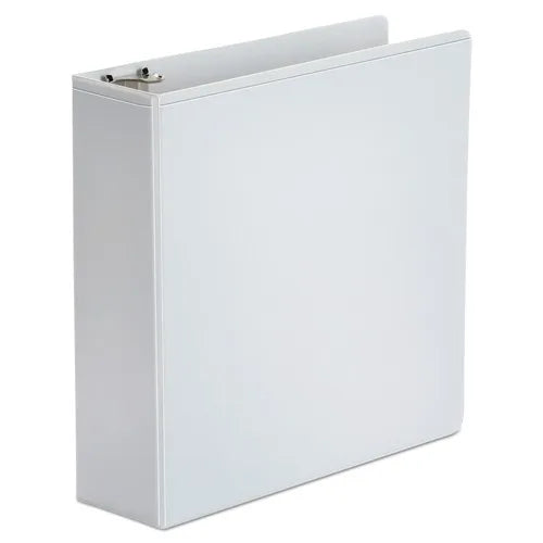 White 3-Ring Round View Binder Universal Economy 3-Inch Capacity 11.7-Inch X 8.5-Inch Size 3-Inch Diameter 1 Year Warranty