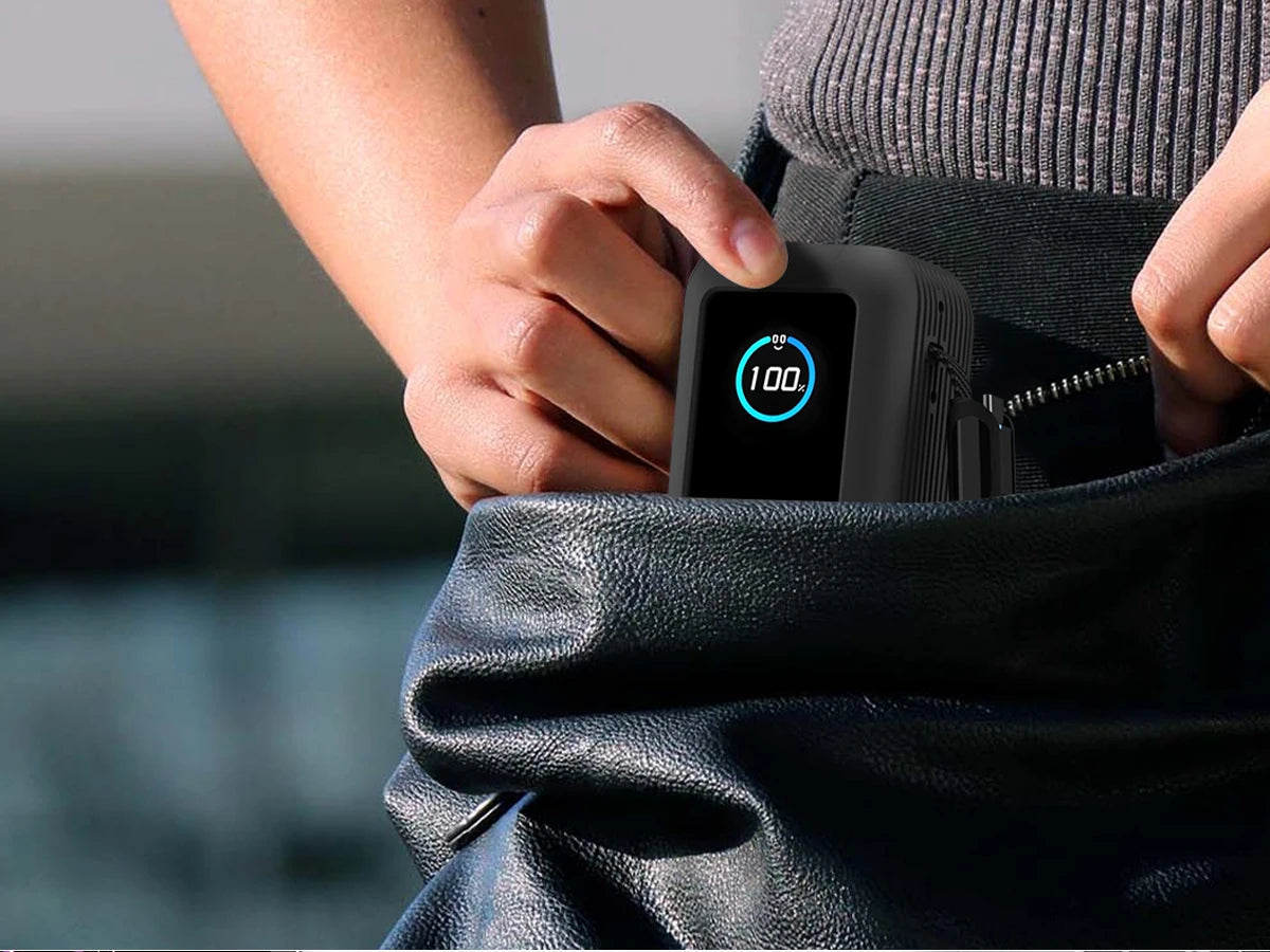 Silicone Case for Anker Zolo 25000mAh 165W Power Bank Portable Charger Protective Case Travel Carrying Case TF/SIM storage Bag