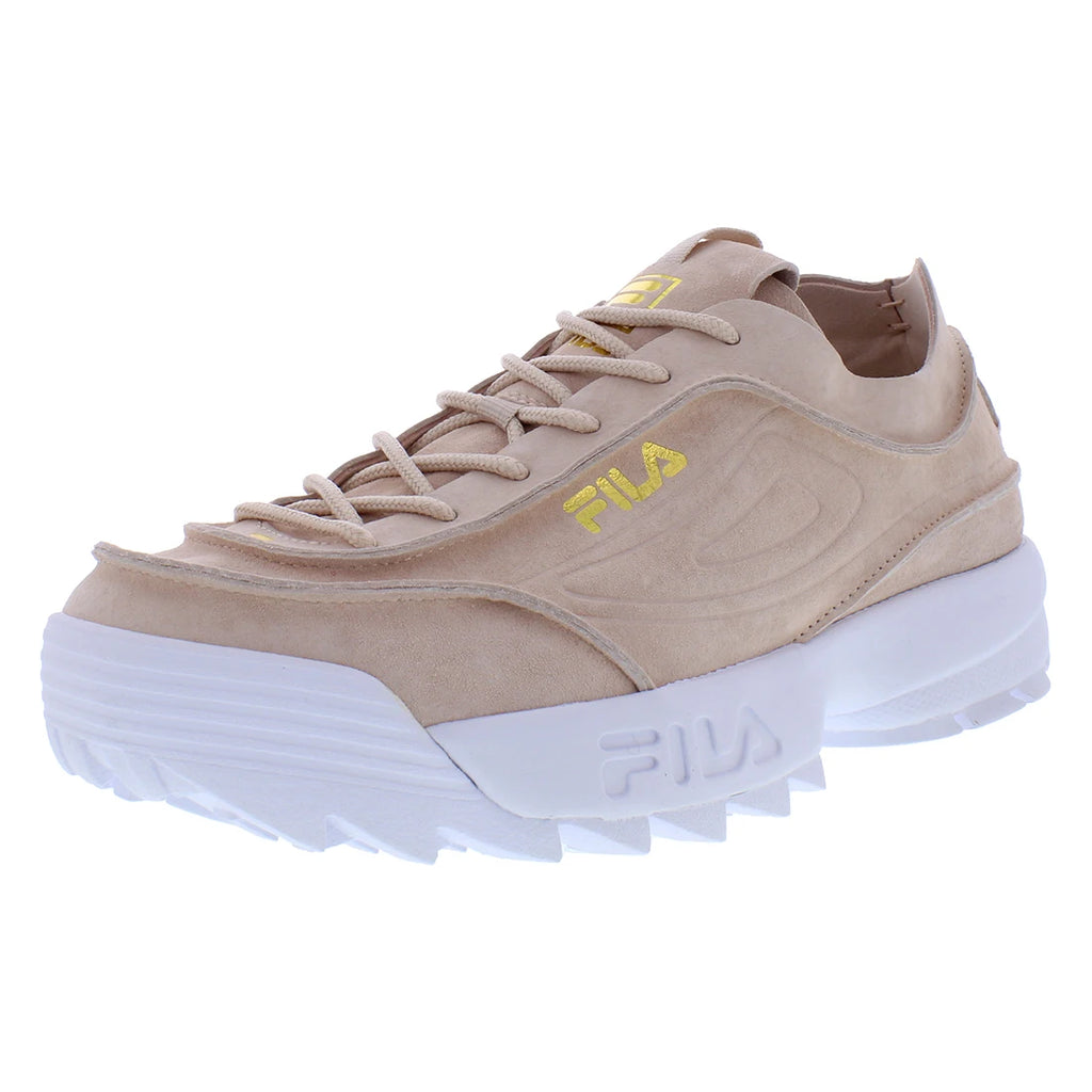 Fila Disruptor II Deconstructed Women's Chunky Shoes Peach Dust/Metallic Gold/White Color | 100% Authentic