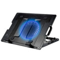 ELEGATE Plastic Laptop Cooling Fan Pad with Liquid Cooling for 24-inch Laptops 5 Positions