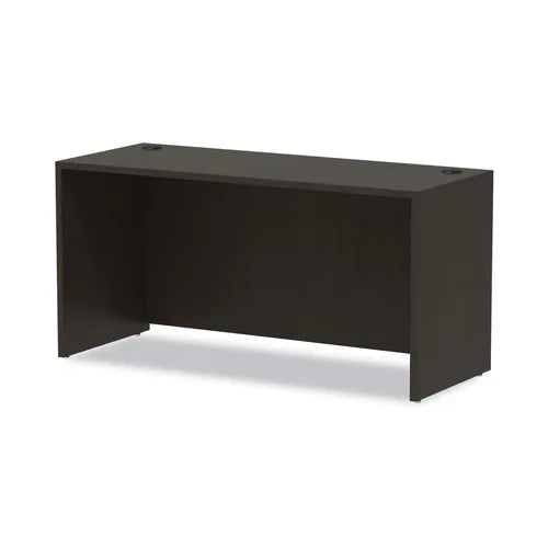 Alera ALEVA256024ES Valencia Series Espresso Standing Type Office Organizer 59.13 In. X 23.63 In. X 29.5 In. Credenza Shell