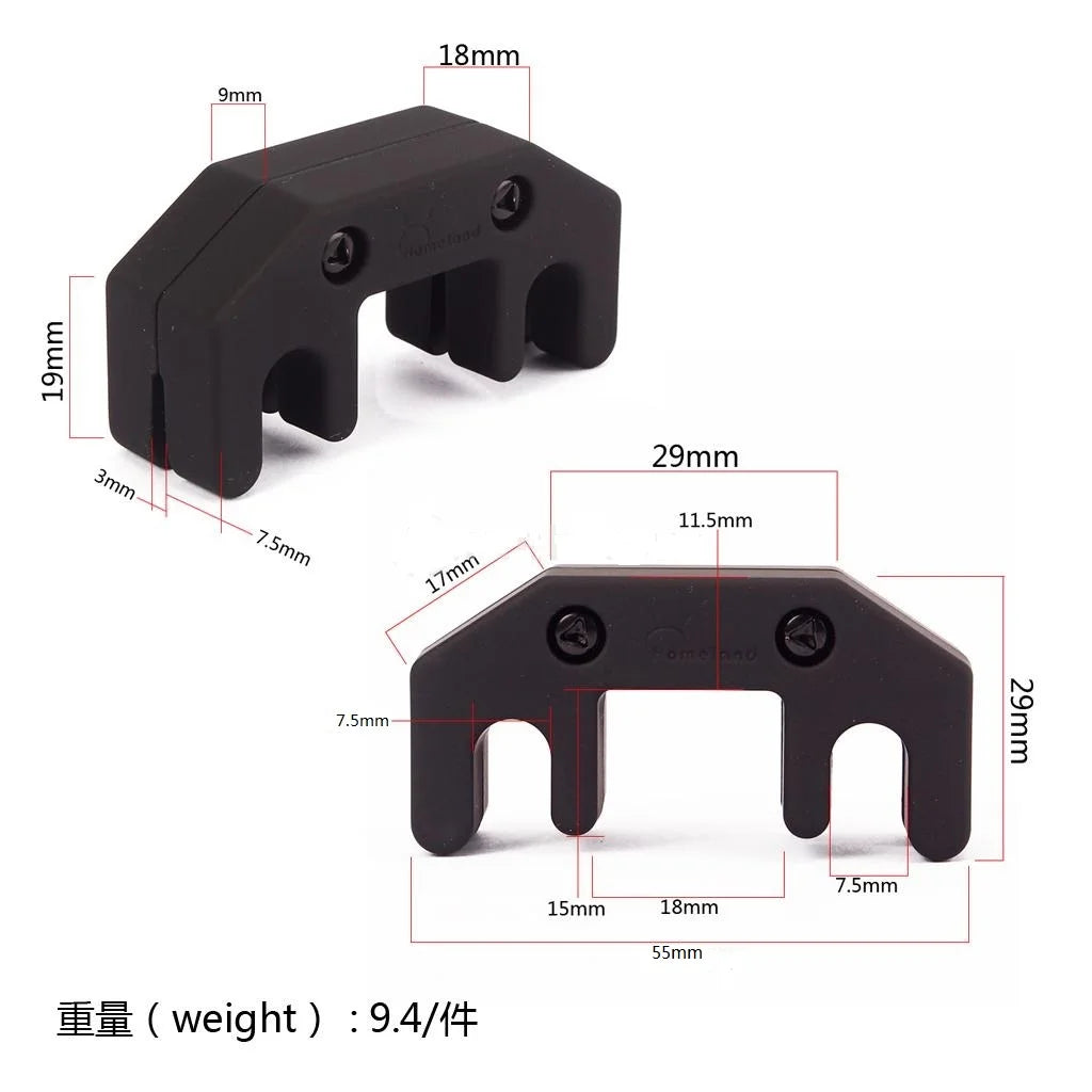 Tooyful New Arrivals Zinc Alloy Professional Easy To Use Practice Metal Mute for 3/4 4/4 Violin Mute Black 70 x 60 x 29mm