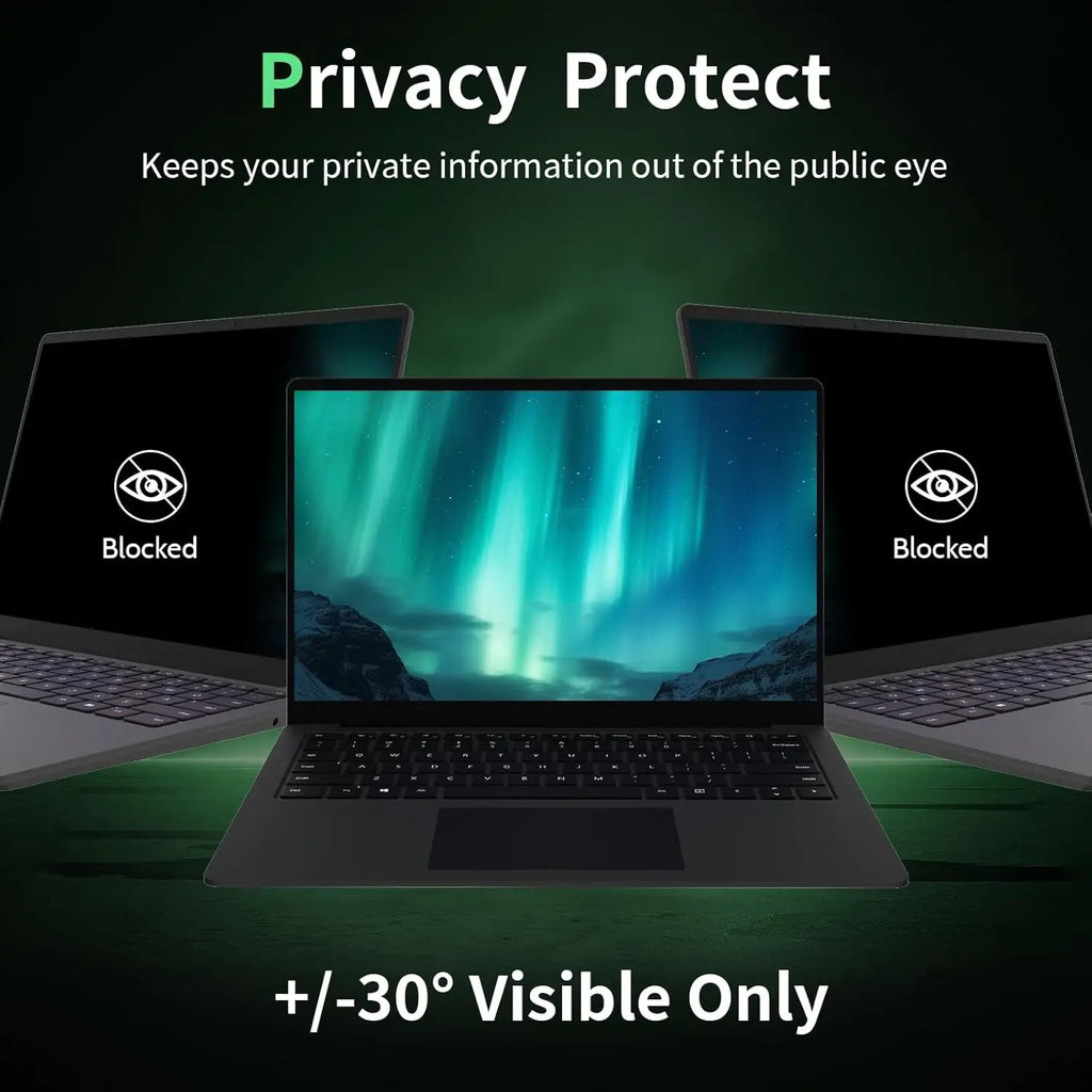 13.3 Inch 16:9 Aspect Ratio Peeping Privacy Shield Anti-Spy Anti-Blue Light Laptop Protector with 2.5D Radian