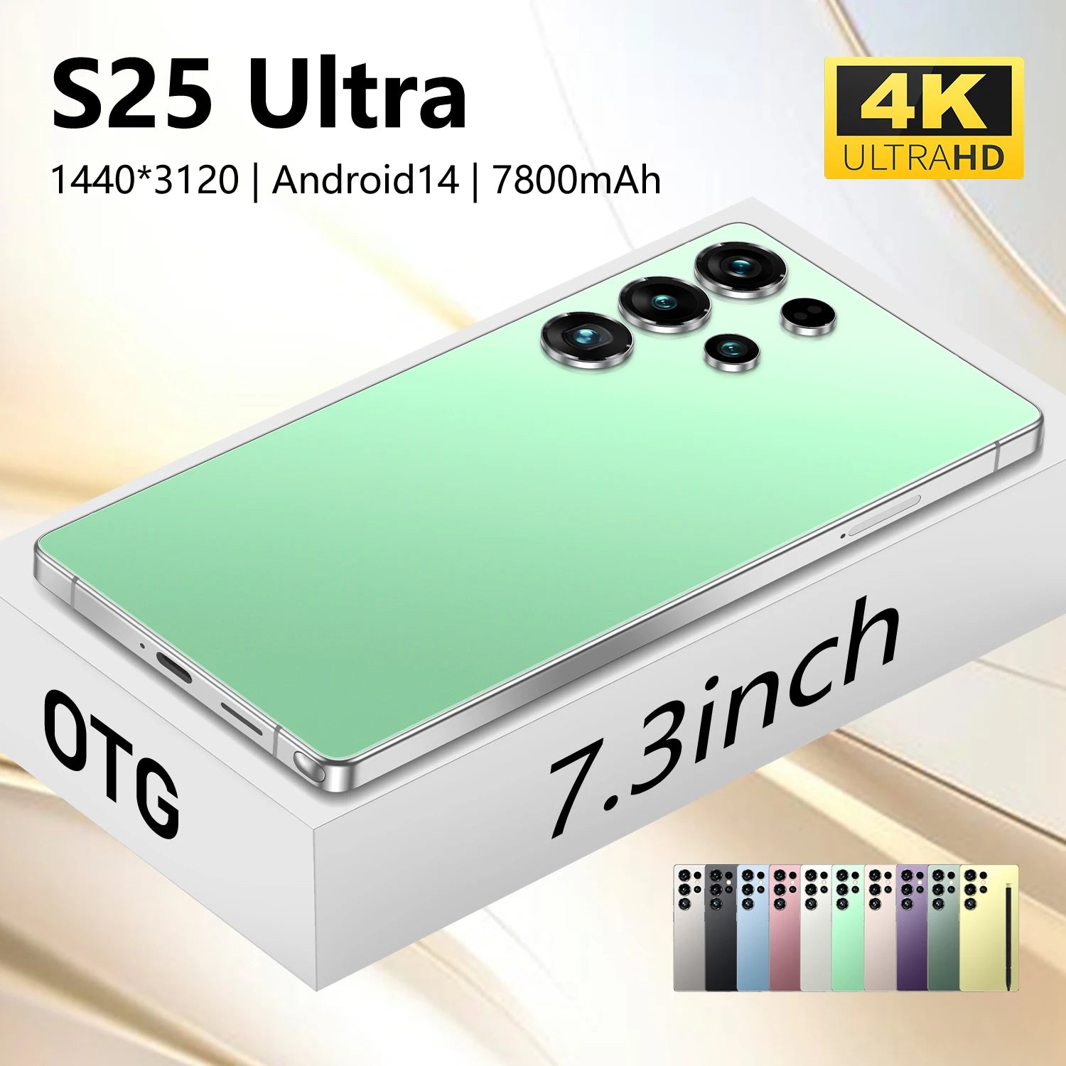 Wholesale Price New Original S25 Ultra Smartphone 22GB+2TB 7.3inch 5G Unlocked Android 14 HD Unlocked Dual Card 200MP Rear