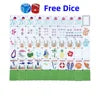 In Stock Beach Supplies New Mini Travel 4 Layer Engraved Acrylic Luxury 160 Emerald Green Set America Mahjong Tiles