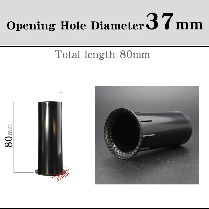 HIFIDIY LIVE Speaker Guide Tube 2 3 4 5 6.5 8 inch BASS Subwoofer Loudspeaker Inverted Tube Port Auxiliary ABS open Hole 18~60mm
