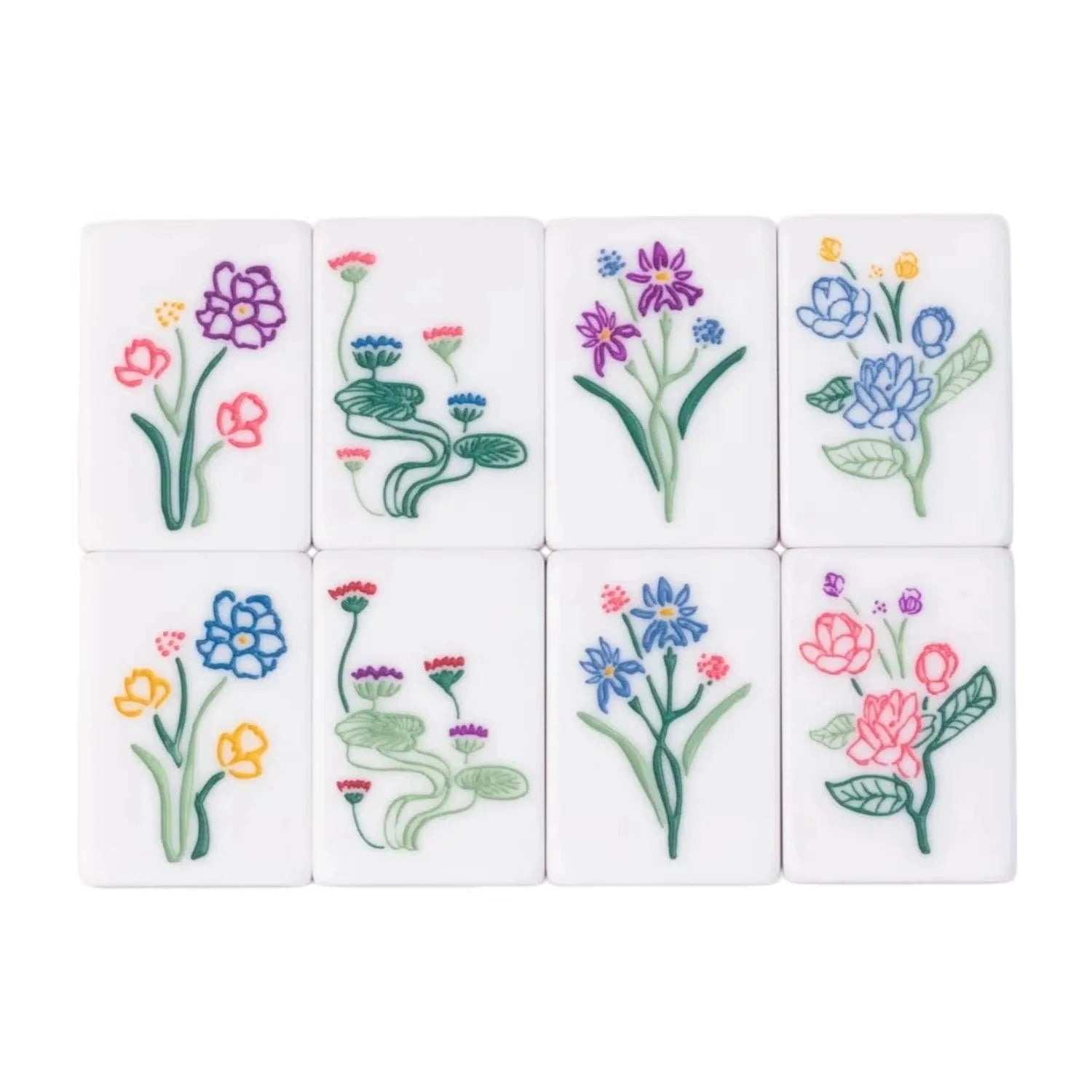 In Stock Beach Supplies New Mini Travel 4 Layer Engraved Acrylic Luxury 160 Emerald Green Set America Mahjong Tiles