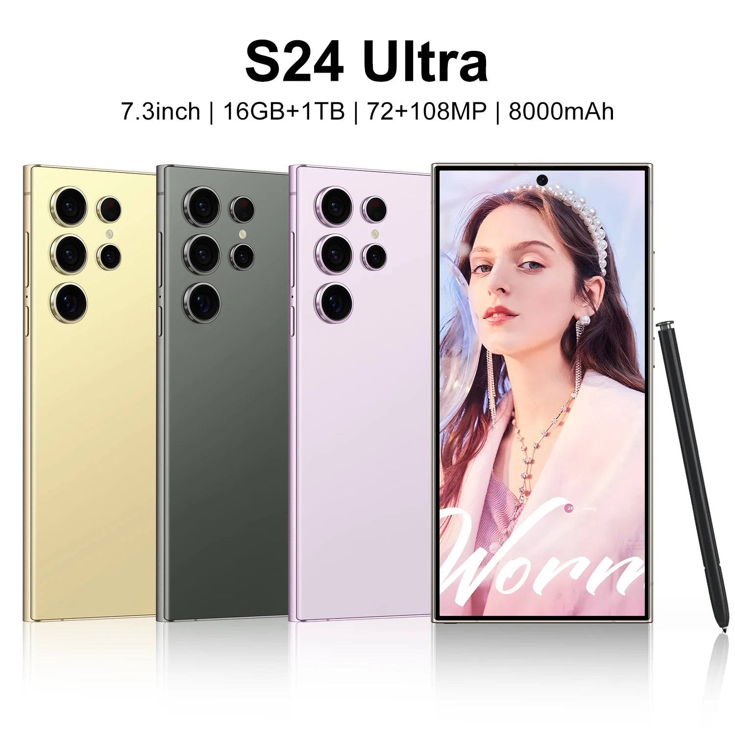 Wholesale Original S24 ULTRA Android 5G Smartphone 1TB Global Version English Operating New Condition for Cellular Mobile Phone