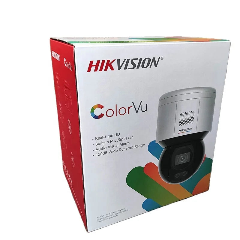 HIK DS-2DE3A400BW-DE(F1)(T5) Multi-language Brand New 3-inch 4MP ColorVu Wi-Fi Mini Camera PT Dome Network Camera