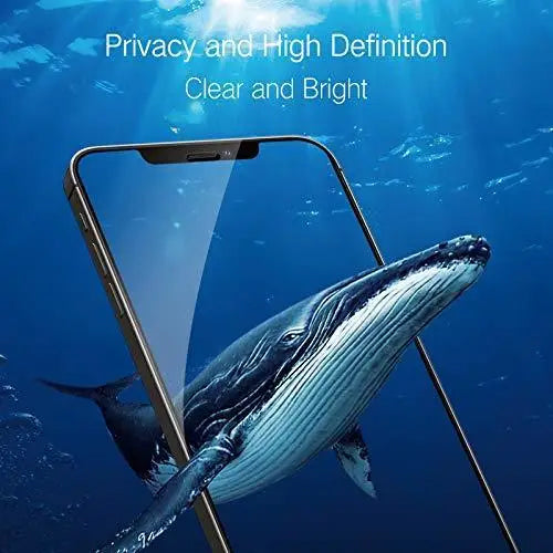 Clear/Privacy Protection Dust-Free Without Bubbles 2-Pack Phone Film for 15/14/13/12/11