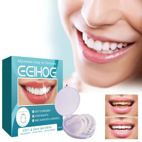 EELHOE Adjustable Buckle  Temporary Interdental Fillings Orthodontic Denture Kits