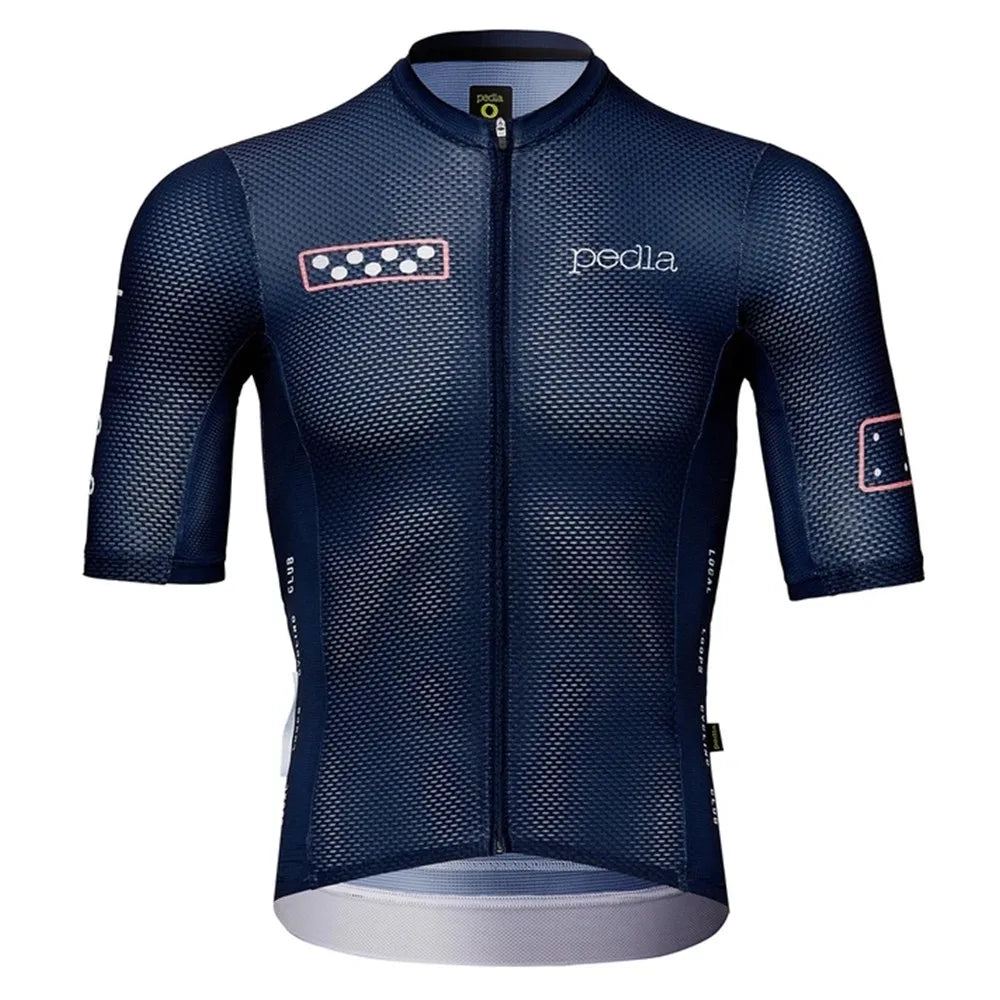 The pedla 2021 Summer Men's New Arrivals Short Sleeve Jersey Maillot Shirt Ciclismo Outdoor Quick Dry MTB Sports Triathlon Tops