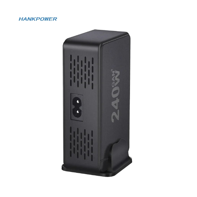 240W USB Type C Portable Travel Charger Cable GaN 8 Ports PD QC Fast Charging Station for MacBook for iPhone Desk Charger