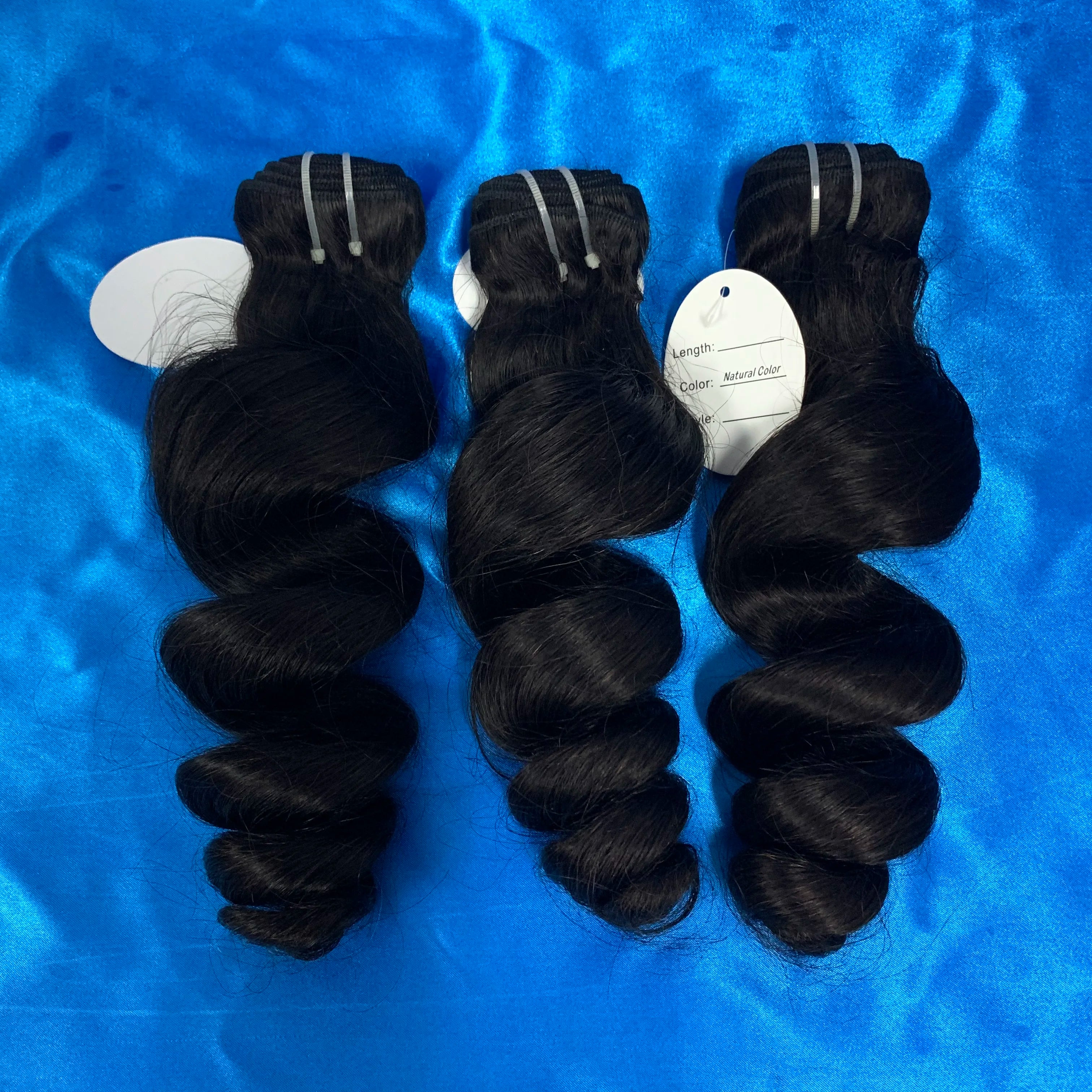 Wholesale Hot Selling 100% Unprocessed Burmese Curly Hair Weave Bundles Raw Vietnamese No Tangle No Shedding Hair Extensions