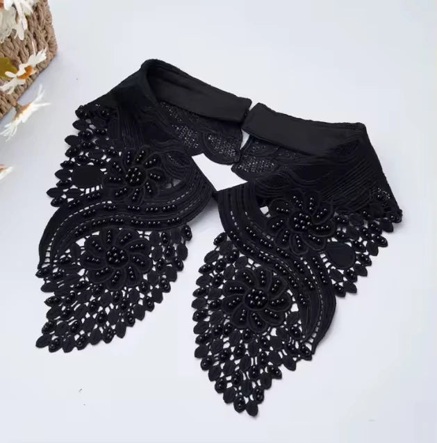 Ladies Fake Collar for Jumpers Collar De Perlas Moda Hombre Naturales Piedra Fake Collar t Shirt for Men Pastoral Clerical