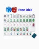 In Stock Beach Supplies New Mini Travel 4 Layer Engraved Acrylic Luxury 160 Emerald Green Set America Mahjong Tiles