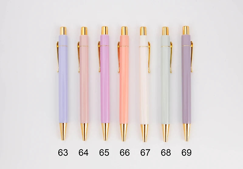 High Quality Gold Hexagon Metal Pen Clip, Gifts Pen With Logo