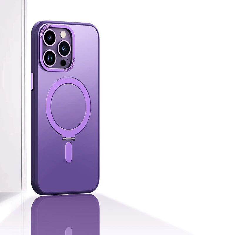 Mobile Phone Cases with Magnetic Invisible Stand for iPhone 16 Pro Max Case Dropshipping Products 2024 Translucent Matte Cover
