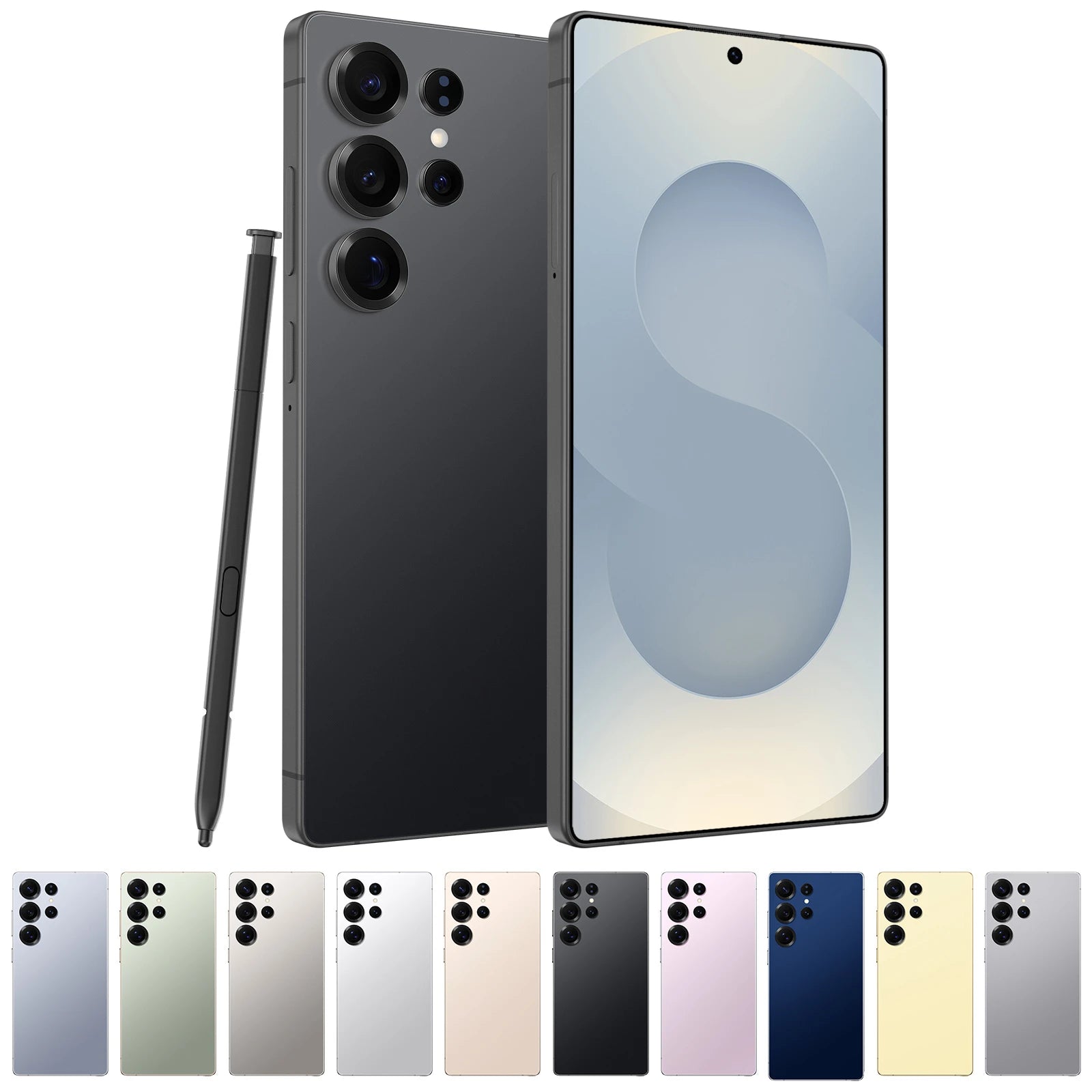 2025 Ultra High Speed S25Ultra 5G Smart Phone Global Unlocked Snapdragon 8+2 16GB+1TB Storage 108MP Rear Camera 4K Android
