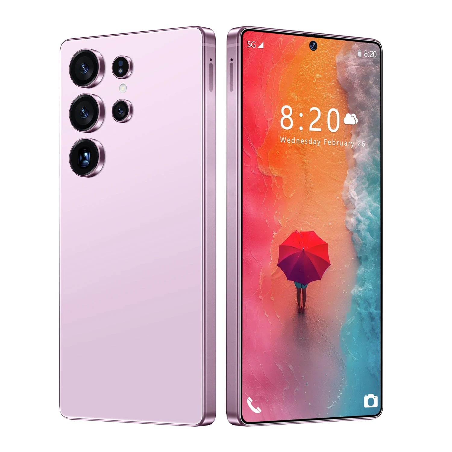 S25 Ultra 5G Smartphone 7.3 Inch 4K Resolution Screen 108MP Rear Camera Octa Core CPU Quality Android 512GB Cell Phone French