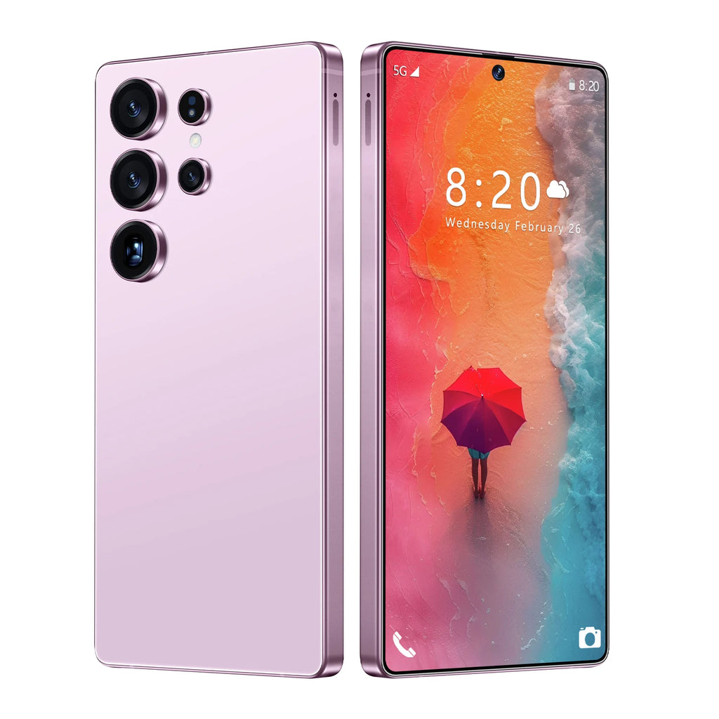S25 Ultra 5G Smartphone 7.3 Inch 4K Resolution Screen 108MP Rear Camera Octa Core CPU Quality Android 512GB Cell Phone French