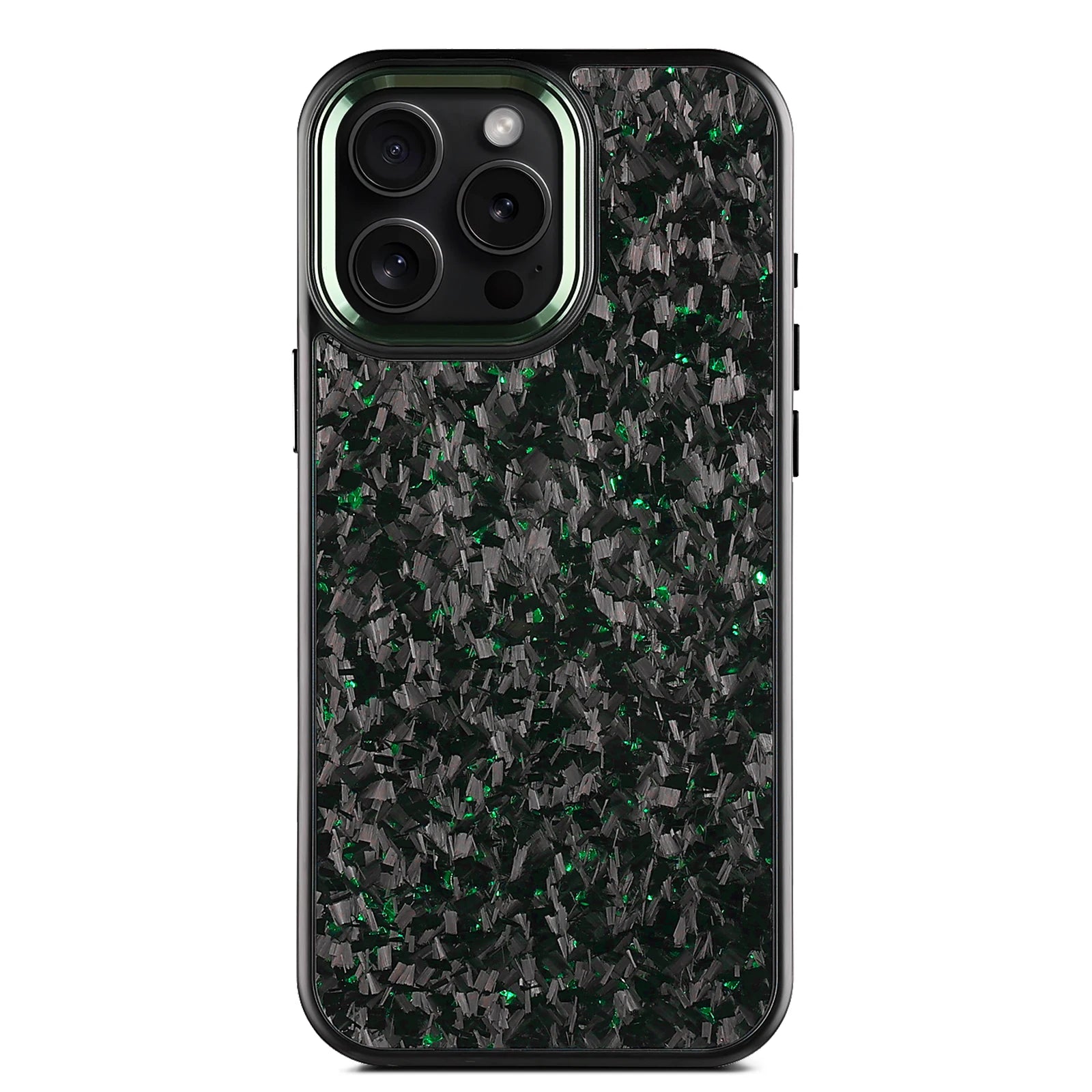 Factory Direct Sale Purple Metal Lens Frame with Forged Carbon Fiber with Purple /red/blue/gold for iphone 16 Pro Max case
