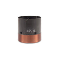 49.5mm Speaker Woofer Voice Coil 2 Inch Home Theater Bass Woofer Repair Parts With Copper Wire Black Aluminum Former