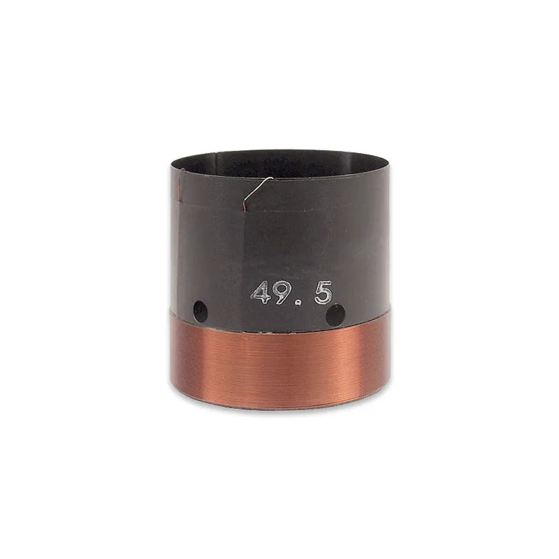 49.5mm Speaker Woofer Voice Coil 2 Inch Home Theater Bass Woofer Repair Parts With Copper Wire Black Aluminum Former