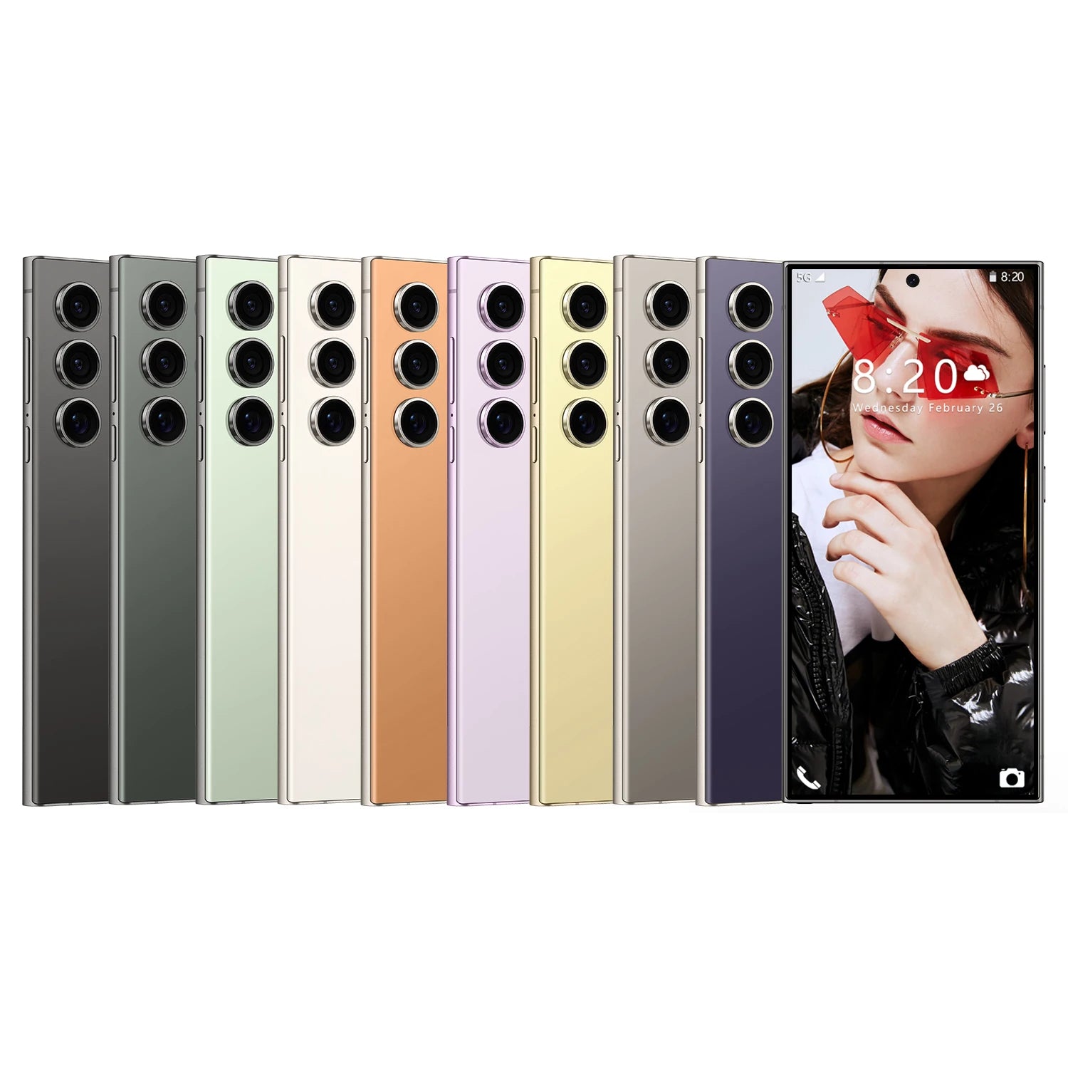 S24 Global Version 108MP Triple Cam Smart Cell Phone 8000mAh Battery Dual Sim for Travel Photography Use Good