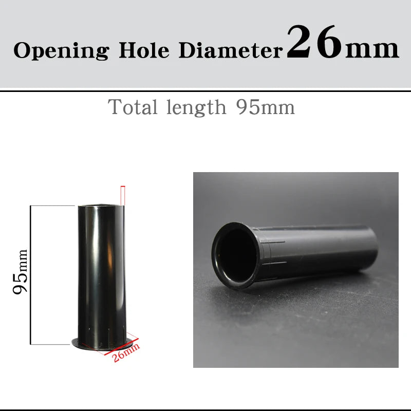 HIFIDIY LIVE Speaker Guide Tube 2 3 4 5 6.5 8 inch BASS Subwoofer Loudspeaker Inverted Tube Port Auxiliary ABS open Hole 18~60mm