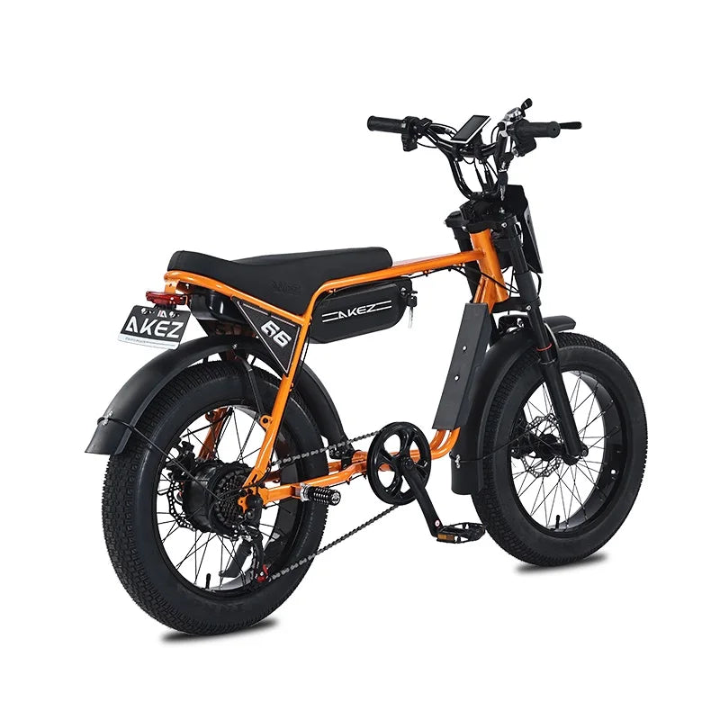 New ZX 750W Akez Super73 Ebike 20 Inch Miami 73 Cafe Racer Electric Dirt Bikes Engine Electric Pit E Bike with Pedals