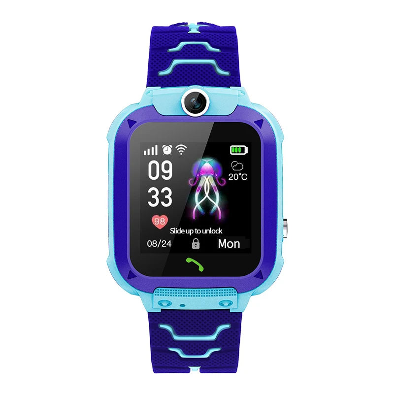 Low Cost Q12 Anak GPS SOS Kids Smart Phone Watch, Factory Supply Child Mobile Phonesjam Tangan Anak Smartwatch