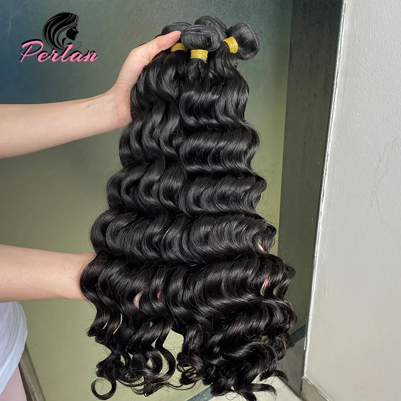 Indian Curly Hair Extension Natural 100% Unprocessed Virgin Raw Indian Bundle Hair Black Women Human Hair Extensions