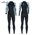 DIVE&SAIL Sunscreen Sublimation Women Full Body Back Zipper Rash Guard scuba Surfing Swimwear