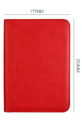 XIWAN Executive A5 Durable Thermal PU Leather Composition Organizer Planner Notebook Calculator Loose-leaf Ring Binder Zip