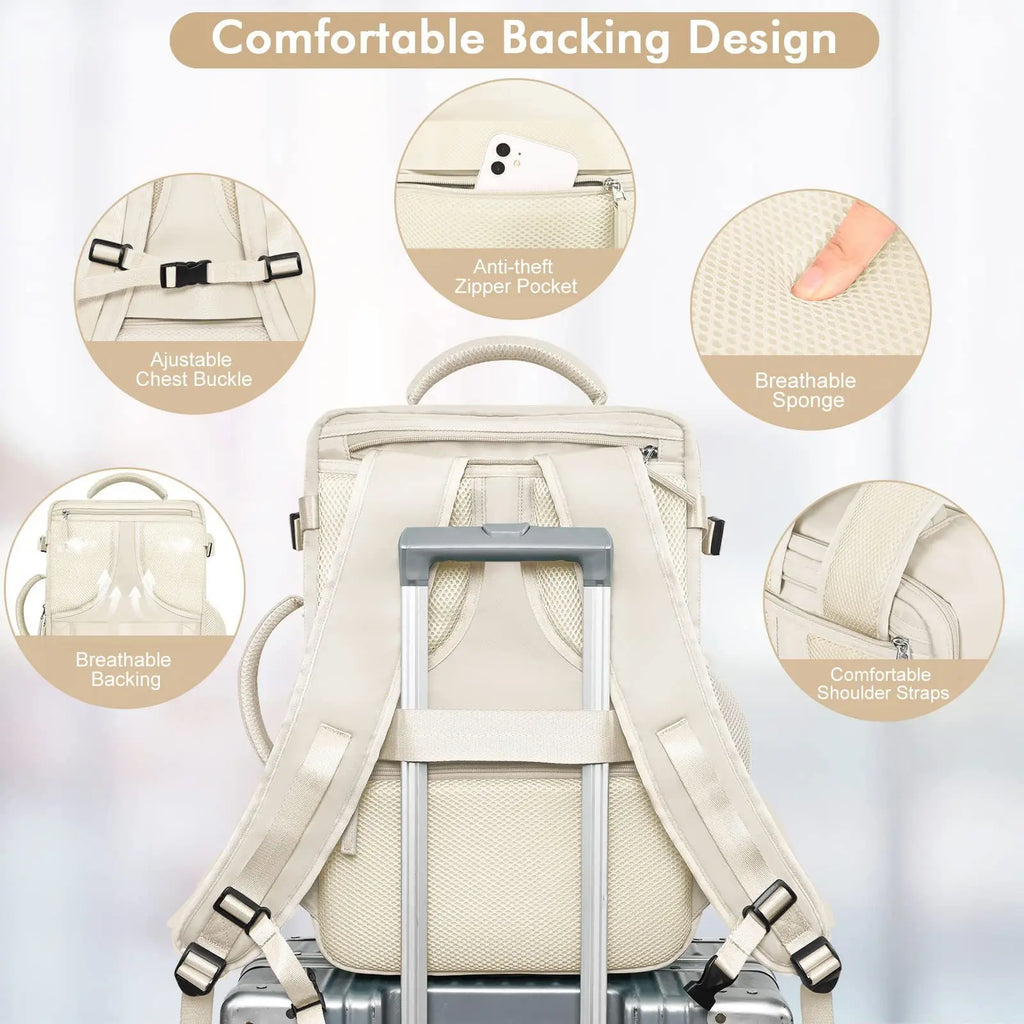 New Women's Extra Large Capacity Travel Backpack Multifunctional Computer Backpack Student Casual Backpack School Bag