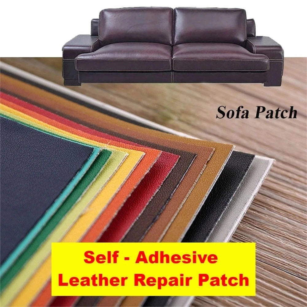 Sofa Car Seat Leather Repair Self-adhesive Patch Sticker DIY Cutting Multi-color Artificial Leather Repair Patch
