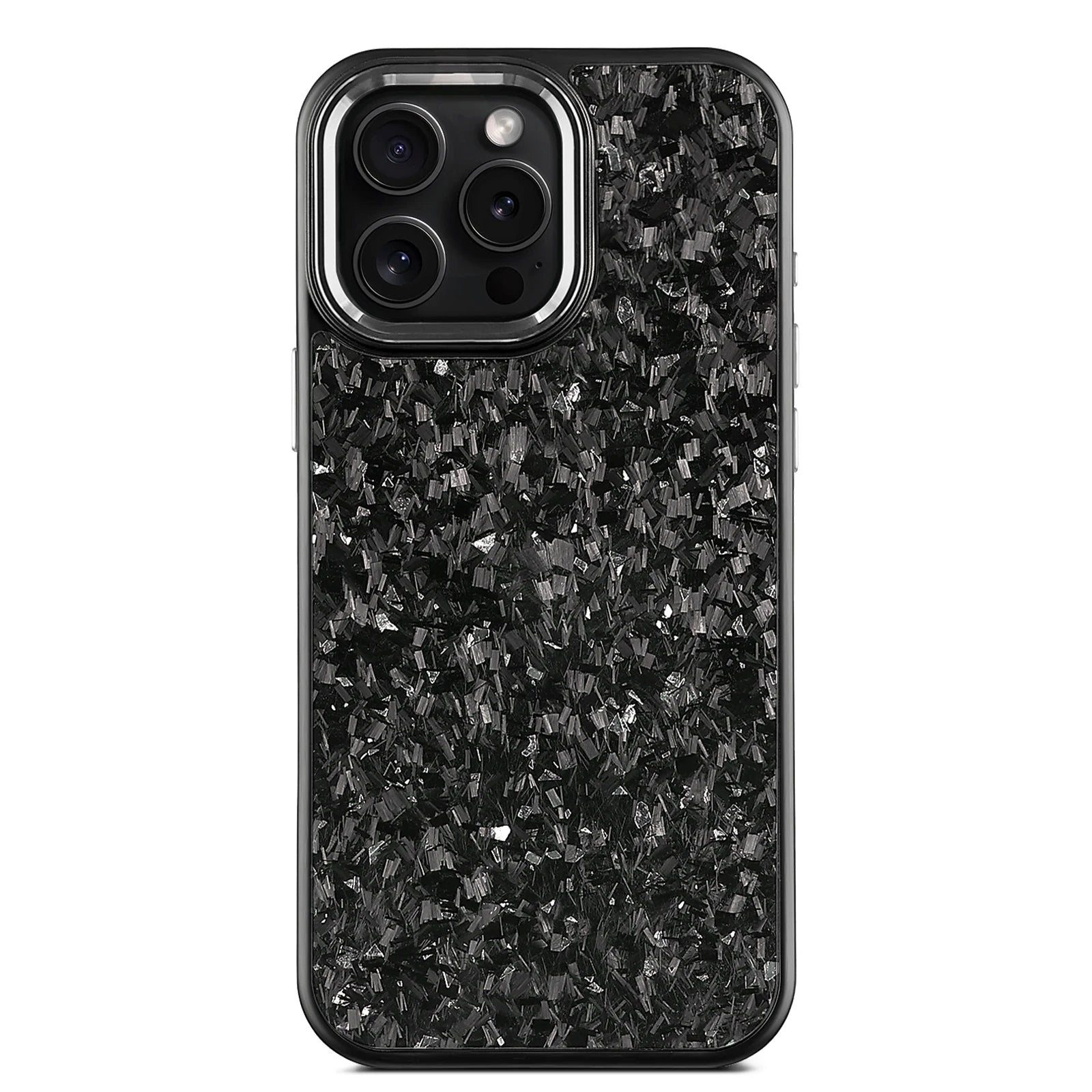Factory Direct Sale Purple Metal Lens Frame with Forged Carbon Fiber with Purple /red/blue/gold for iphone 16 Pro Max case
