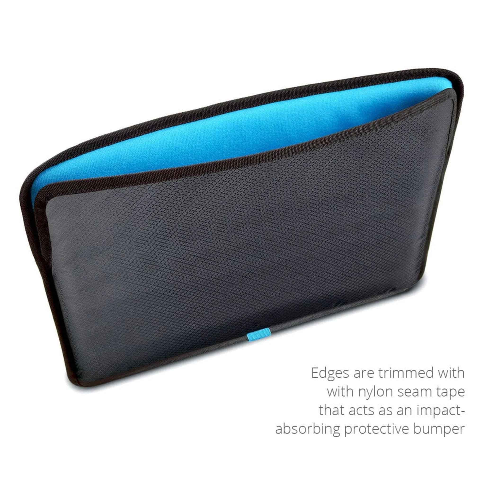TD MacCase 13-inch MacBook Horizontal Sleeve Eco-Friendly Durable PC PU Fabric Briefcase with Simple Slim Style Black