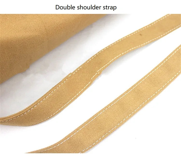 Canvas Yoga Mat Bag for Yoga Mat Carry Bag Gym Mat Backpack Lengthen Yoga Bags Multifunction Storage Bag for Fitness Mat