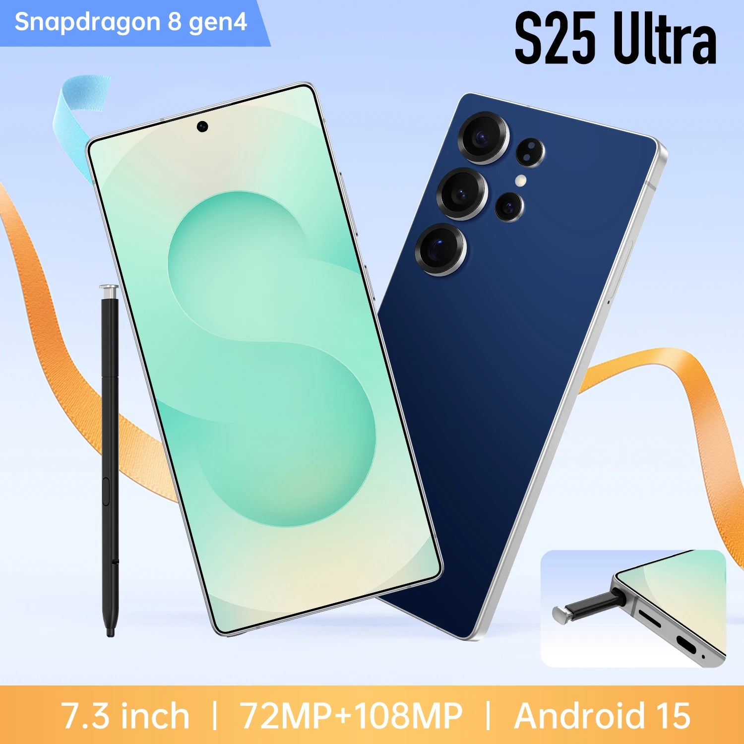 Free Shipping Cheap  S25 Ultra 5G Mobile Phone 16GB+1TB Deca Core Wholesale Price Android 13 Smartphone S25 Ultra