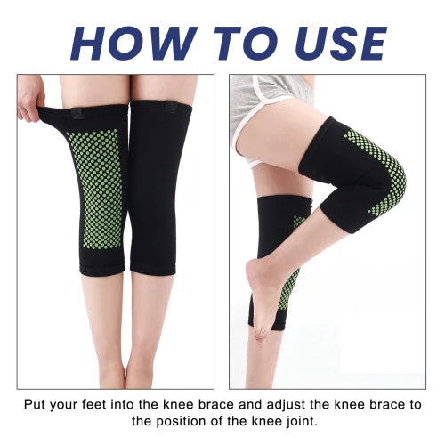 HouKea Wormwood Pads  Massage To Promote Outdoor Sports Joint Warm Breathable Knee Brace