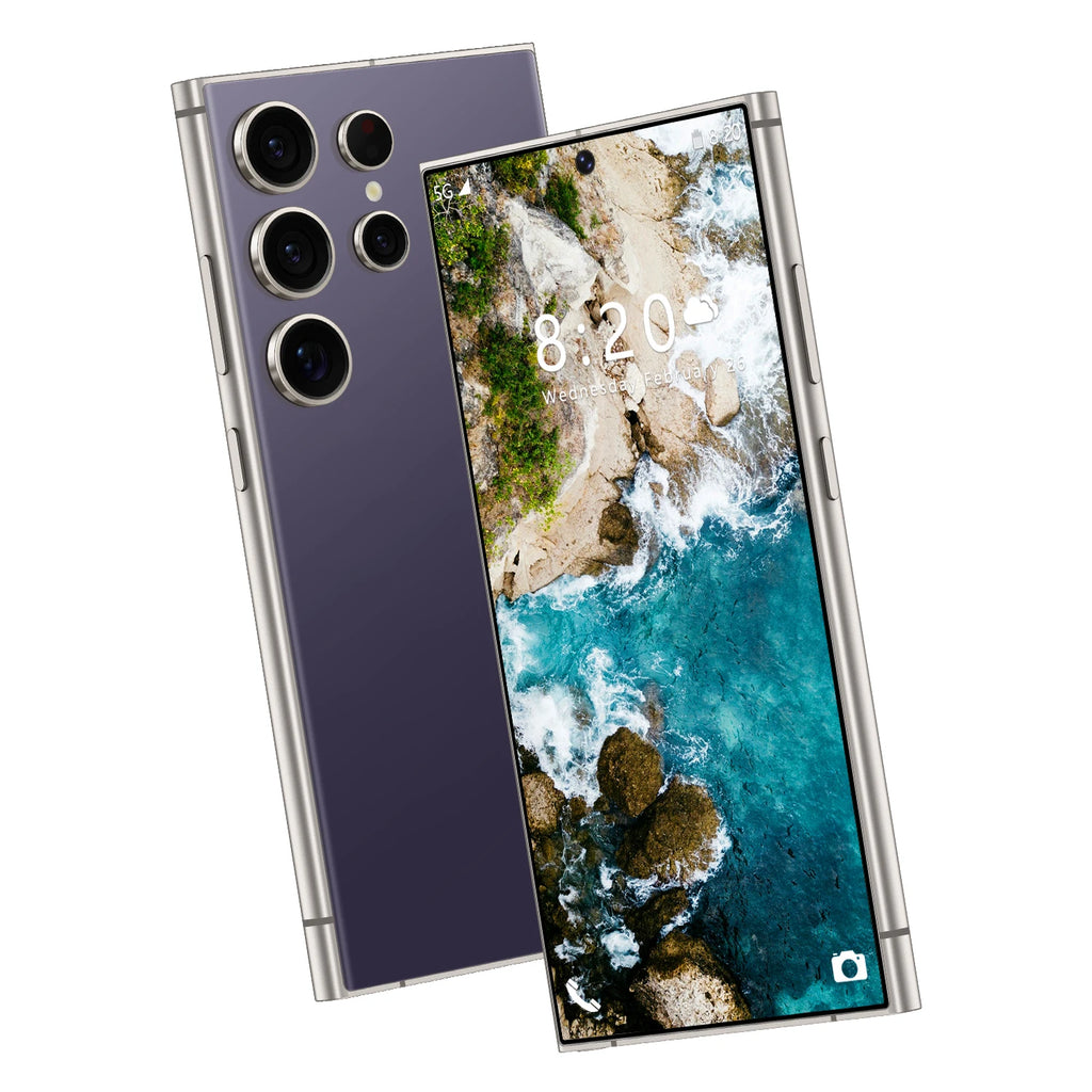 S24 Ultra 7.3 5G French/Spanish/English Smartphone 108MP Rear Camera 12GB+256GB for Business Travel 65W Quick Charge