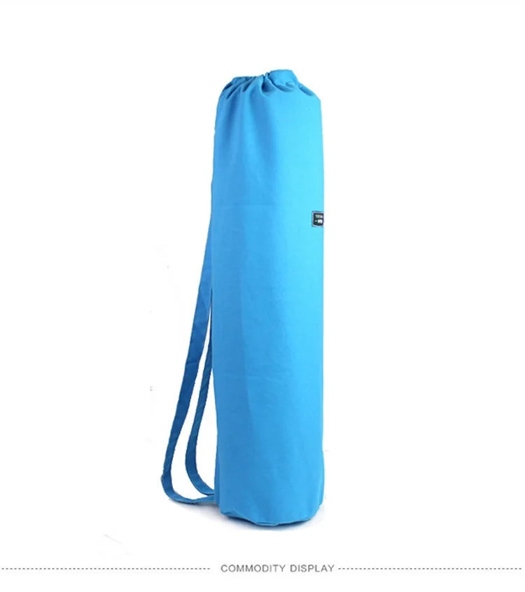 Canvas Yoga Mat Bag for Yoga Mat Carry Bag Gym Mat Backpack Lengthen Yoga Bags Multifunction Storage Bag for Fitness Mat