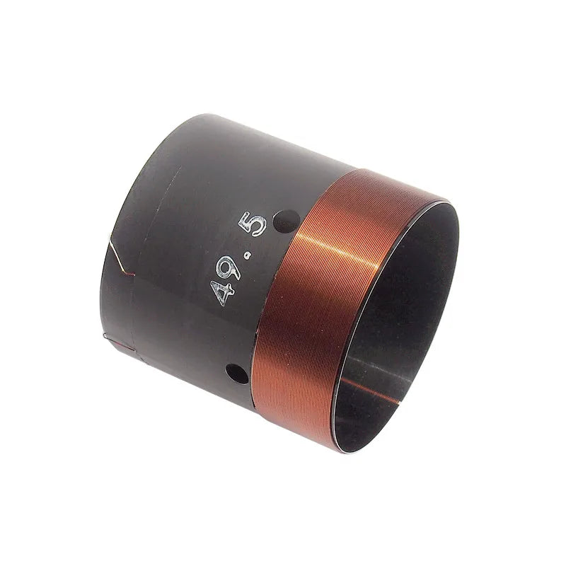 49.5mm Speaker Woofer Voice Coil 2 Inch Home Theater Bass Woofer Repair Parts With Copper Wire Black Aluminum Former