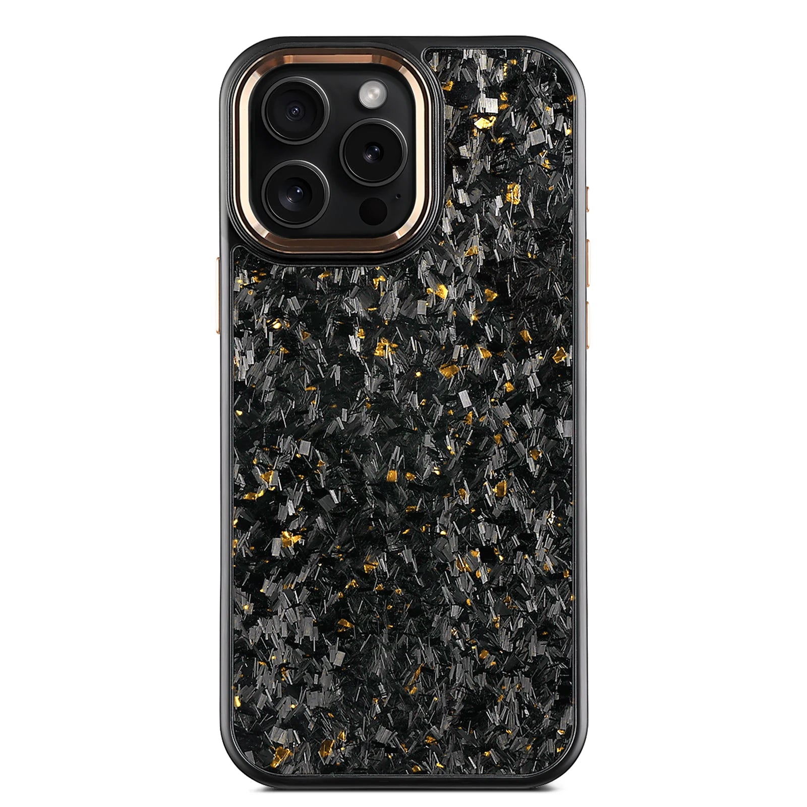 Factory Direct Sale Purple Metal Lens Frame with Forged Carbon Fiber with Purple /red/blue/gold for iphone 16 Pro Max case