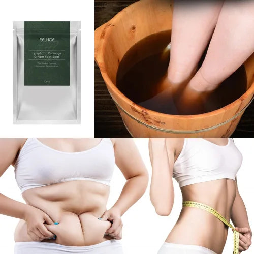 Eelhoe Ginger Bath Lymphatic Relief Muscle Soreness Slimming Foam Foot Pack To Remove Wet Cold Storm Sweat